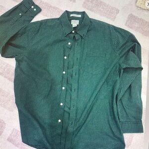 Men's Green Checkered Shirt